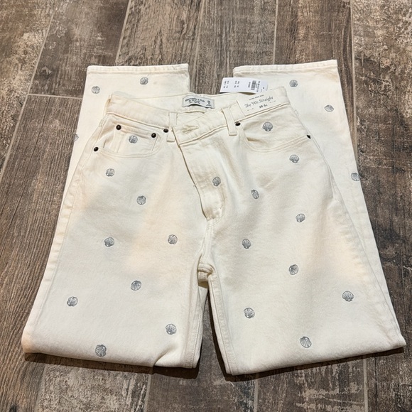 NWT A&F 90s Straight w Shell - Picture 4 of 5